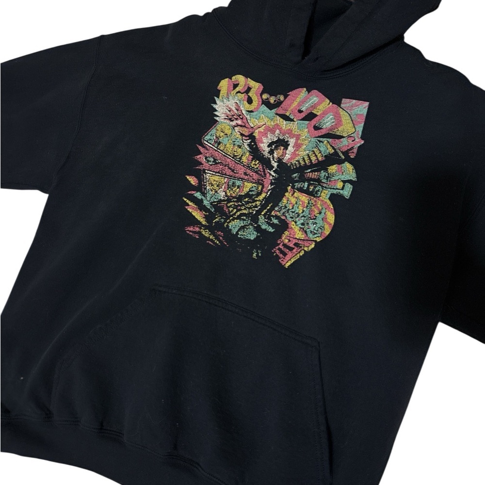 Navy Mob Psycho Graphic Hoodie